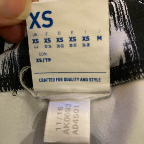 Reebok PES AOP Legging Black & White - Picture 6 of 7